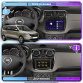 Штатная магнитола Lesko для Dacia Lodgy ver 2 2012-2017 экран 9" 4/32Gb 4G Wi-Fi GPS Top
