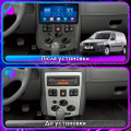 Штатная магнитола Lesko для Dacia Logan I 2004-2012 экран 9" 2/32Gb 4G Wi-Fi GPS Top