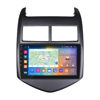 Штатная магнитола Lesko для Chevrolet Sonic I 2011-2016 экран 9" 4/64Gb CarPlay 4G Wi-Fi GPS Prime