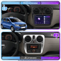 Штатная магнитола Lesko для Dacia Sandero II ver 2 2012-2016 экран 9" 2/32Gb CarPlay 4G Wi-Fi GPS Prime