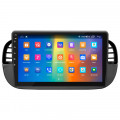 Штатная магнитола Lesko для Fiat 500 II 2007-2015 экран 9" 2/32Gb CarPlay 4G Wi-Fi GPS Prime
