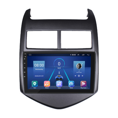 Штатная магнитола Lesko для Chevrolet Sonic I 2011-2016 экран 9" 4/64Gb 4G Wi-Fi GPS Top