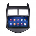 Штатная магнитола Lesko для Chevrolet Sonic I 2011-2016 экран 9" 4/64Gb 4G Wi-Fi GPS Top