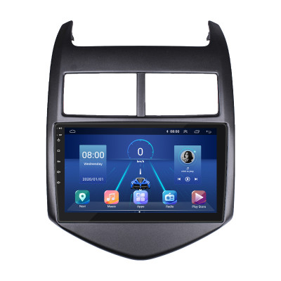 Штатная магнитола Lesko для Chevrolet Sonic I 2011-2016 экран 9" 6/128Gb 4G Wi-Fi GPS Top