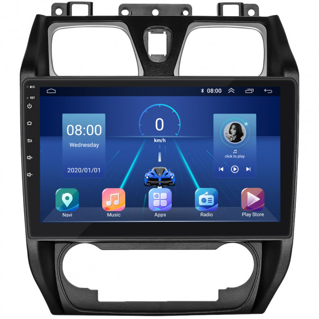 Штатная магнитола Lesko для Geely Emgrand EC7  2009-2016 экран 10" 2/32Gb 4G Wi-Fi GPS Top