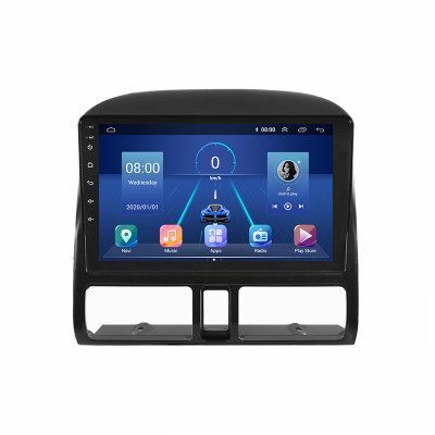 Штатная магнитола Lesko для Honda CR-V II 2001-2004 экран 9" 6/128Gb 4G Wi-Fi GPS Top