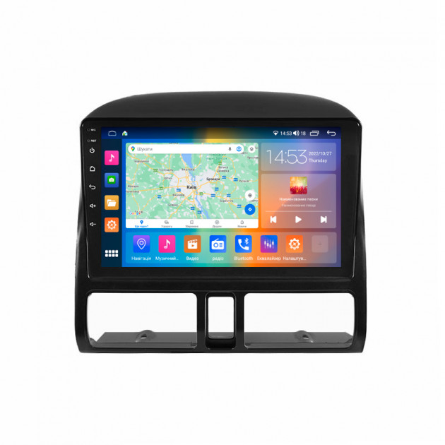 Штатная магнитола Lesko для Honda CR-V II Рестайлинг 2004-2006 экран 9" 4/64Gb CarPlay 4G Wi-Fi GPS Prime
