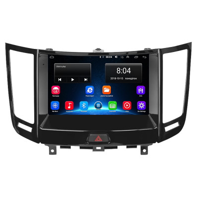 Штатная магнитола Lesko для Infiniti G IV 2006-2013 экран 9" 2/32Gb Wi-Fi GPS Base