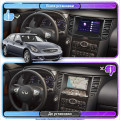 Штатная магнитола Lesko для Infiniti G IV 2006-2013 экран 9" 6/128Gb 4G Wi-Fi GPS Top