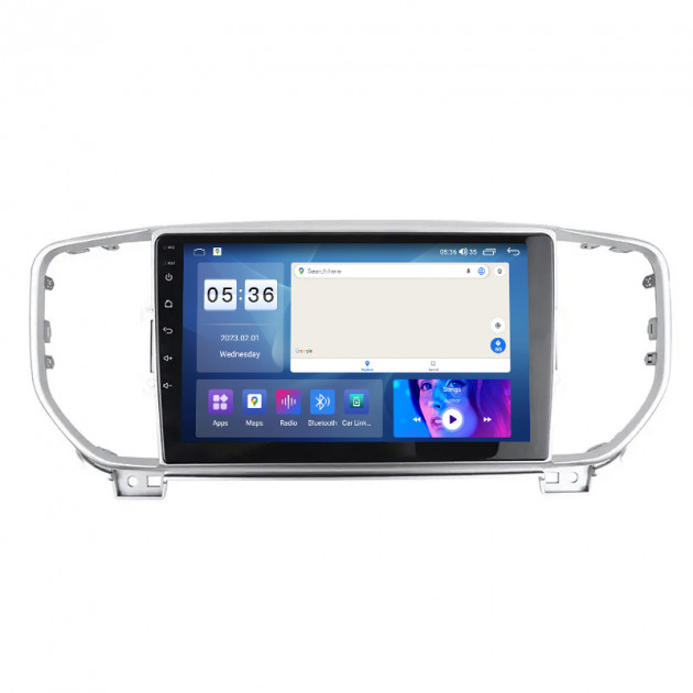 Штатная магнитола Lesko для Kia Sportage IV ver 2 2016-2018 экран 9" 2/32Gb CarPlay 4G Wi-Fi GPS Prime