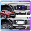 Штатная магнитола Lesko для Kia Sportage IV ver 2 2016-2018 экран 9" 2/32Gb 4G Wi-Fi GPS Top