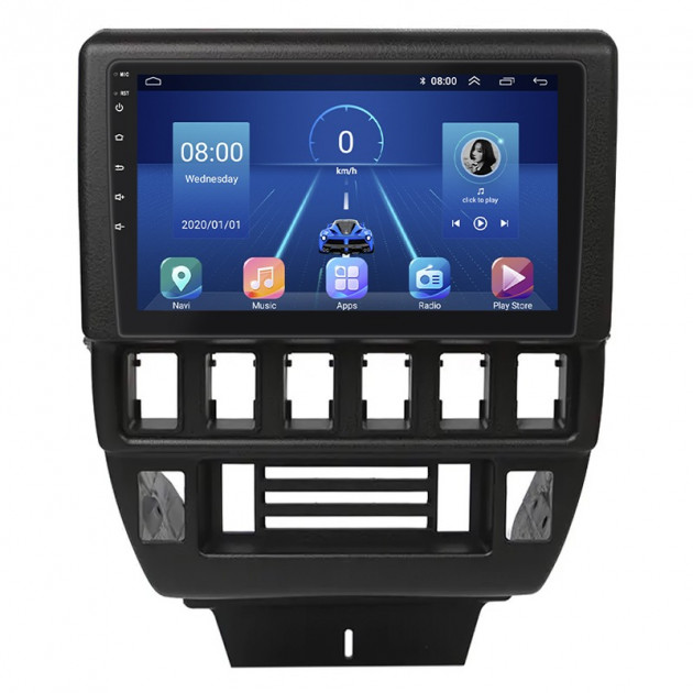 Штатная магнитола Lesko для LADA (ВАЗ) 2131 (4x4) I 1993-2019 экран 9" 6/128Gb 4G Wi-Fi GPS Top