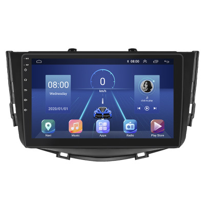 Штатная магнитола Lesko для Lifan X60 I 2011-2015 экран 9" 4/32Gb 4G Wi-Fi GPS Top