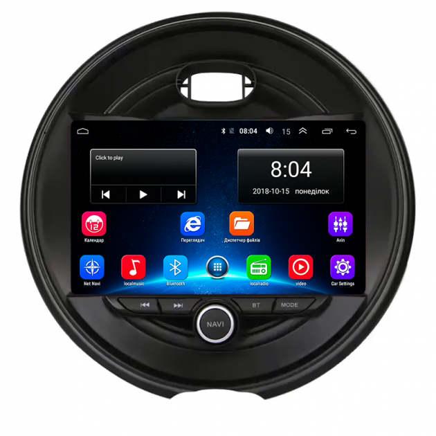 Штатная магнитола Lesko для MINI Clubman II Рестайлинг 2019-н.в. экран 9" 2/32Gb Wi-Fi GPS Base