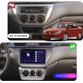 Штатная магнитола Lesko для Mitsubishi Lancer IX Рестайлинг 2005-2010 экран 9" 2/32Gb CarPlay 4G Wi-Fi GPS Prime