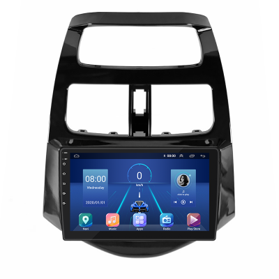 Штатная магнитола Lesko для Chevrolet Spark III 2009-2016 экран 9" 4/64Gb 4G Wi-Fi GPS Top