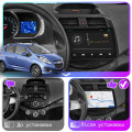 Штатная магнитола Lesko для Chevrolet Spark III 2009-2016 экран 9" 4/64Gb 4G Wi-Fi GPS Top