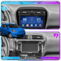 Штатная магнитола Lesko для Mitsubishi Mirage VI 2012-2015 экран 9" 2/32Gb 4G Wi-Fi GPS Top