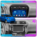 Штатная магнитола Lesko для Mitsubishi Mirage VI 2012-2015 экран 9" 6/128Gb 4G Wi-Fi GPS Top