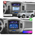 Штатная магнитола Lesko для Mitsubishi Montero IV 2006-н.в. экран 9" 4/64Gb 4G Wi-Fi GPS Top