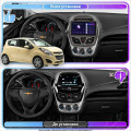Штатная магнитола Lesko для Chevrolet Spark IV 2015-2018 экран 9" 2/32Gb CarPlay 4G Wi-Fi GPS Prime