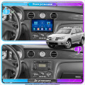 Штатная магнитола Lesko для Mitsubishi Outlander I 2002-2008 экран 10" 4/64Gb 4G Wi-Fi GPS Top