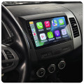 Штатная магнитола Lesko для Mitsubishi Outlander II 2005-2009 экран 9" 2/32Gb 4G Wi-Fi GPS Top