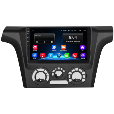 Штатная магнитола Lesko для Mitsubishi Outlander Left wheel 2003-2006 экран 9" 2/32Gb Wi-Fi GPS Base