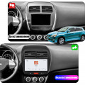 Штатная магнитола Lesko для Mitsubishi RVR III 2010-2012 экран 10" 4/64 QLED CarPlay 4G Wi-Fi GPS 360 Prime