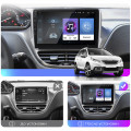 Штатная магнитола Lesko для Peugeot 2008 I 2013-2016 экран 10" 4/32Gb 4G Wi-Fi GPS Top