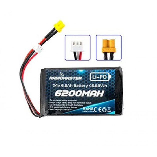Акумулятор RadioMaster 2S Li-PO 6200мАг