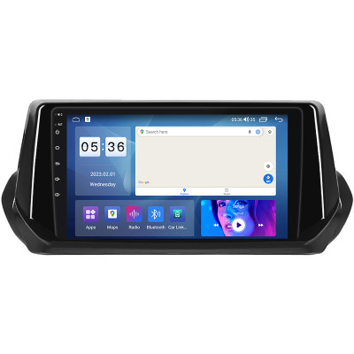 Штатная магнитола Lesko для Peugeot 2008 II 2019-н.в. экран 9" 2/32Gb CarPlay 4G Wi-Fi GPS Prime