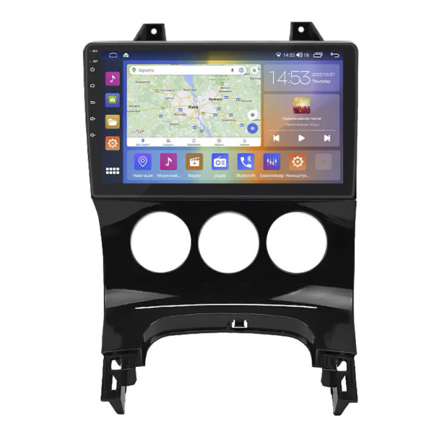 Штатная магнитола Lesko для Peugeot 3008 I 2009-2013 экран 9" 4/64Gb CarPlay 4G Wi-Fi GPS Prime