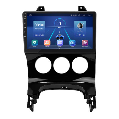 Штатная магнитола Lesko для Peugeot 3008 I 2009-2013 экран 9" 6/128Gb 4G Wi-Fi GPS Top