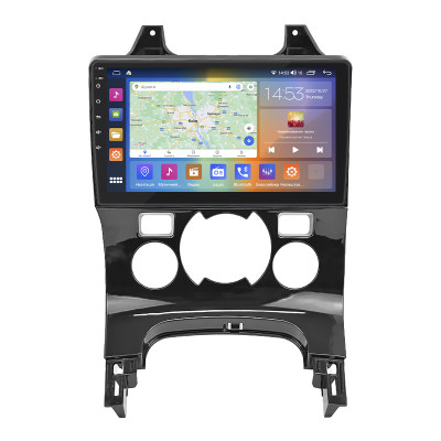 Штатная магнитола Lesko для Peugeot 3008 I Рестайлинг 2013-2016 экран 9" 4/64Gb CarPlay 4G Wi-Fi GPS Prime