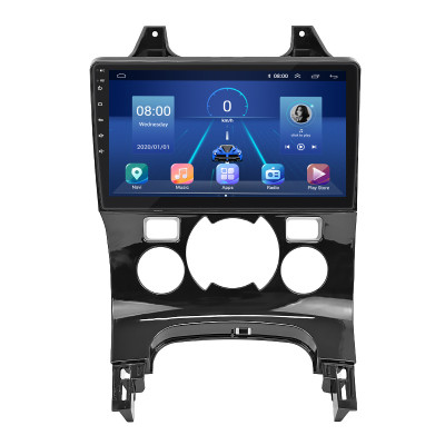 Штатная магнитола Lesko для Peugeot 3008 I Рестайлинг 2013-2016 экран 9" 6/128Gb 4G Wi-Fi GPS Top