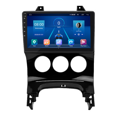 Штатная магнитола Lesko для Peugeot 5008 I 2009-2013 экран 9" 2/32Gb 4G Wi-Fi GPS Top