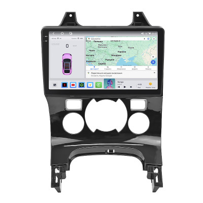 Штатная магнитола Lesko для Peugeot 5008 I Рестайлинг 2013-2016 экран 9" 4/64 QLED CarPlay 4G Wi-Fi GPS 360 Prime