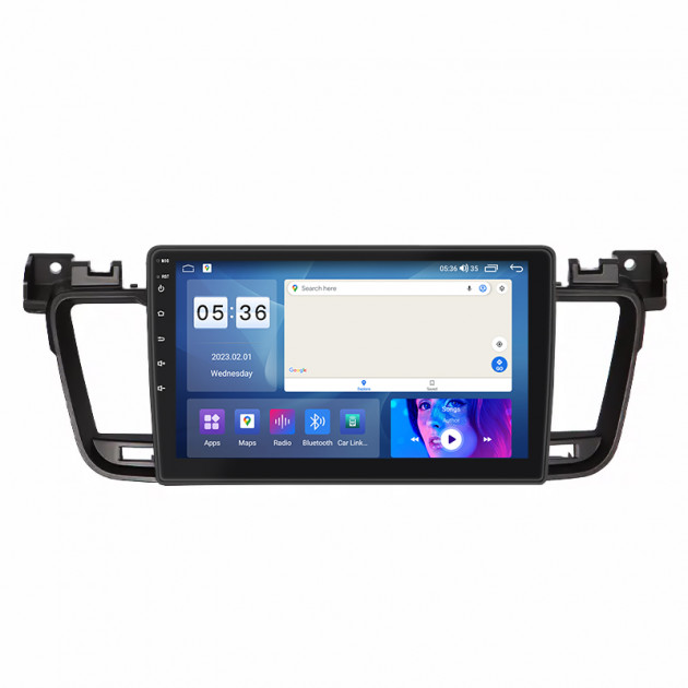 Штатная магнитола Lesko для Peugeot 508 I 2011-2014 экран 9" 2/32Gb CarPlay 4G Wi-Fi GPS Prime