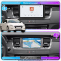 Штатная магнитола Lesko для Peugeot 508 I 2011-2014 экран 9" 4/64 QLED CarPlay 4G Wi-Fi GPS 360 Prime