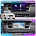 Штатная магнитола Lesko для Peugeot 508 I 2011-2014 экран 9" 6/128Gb 4G Wi-Fi GPS Top