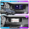 Штатная магнитола Lesko для Peugeot 508 I Рестайлинг 2014-2018 экран 9" 4/32Gb 4G Wi-Fi GPS Top