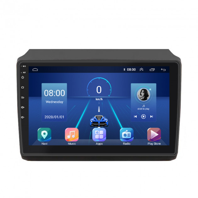 Штатная магнитола Lesko для Peugeot Boxer II Рестайлинг 2011-н.в. экран 9" 4/64Gb 4G Wi-Fi GPS Top
