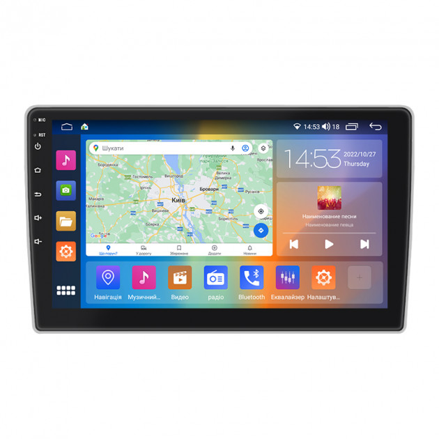Штатная магнитола Lesko для Peugeot Partner II Рестайлинг 2 2015-н.в. экран 9" 2/32Gb CarPlay 4G Wi-Fi GPS Prime
