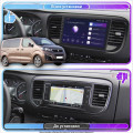 Штатная магнитола Lesko для Peugeot Traveller I 2016-н.в. экран 9" 2/32Gb CarPlay 4G Wi-Fi GPS Prime