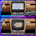 Штатная магнитола Lesko для Porsche Cayenne I (955) 2002-2007 экран 9" 4/64 QLED CarPlay 4G Wi-Fi GPS 360 Prime