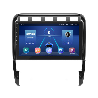 Штатная магнитола Lesko для Porsche Cayenne I (955) 2002-2007 экран 9" 6/128Gb 4G Wi-Fi GPS Top