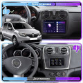 Штатная магнитола Lesko для Renault Sandero II ver 3 2013-2018 экран 9" 6/128Gb 4G Wi-Fi GPS Top