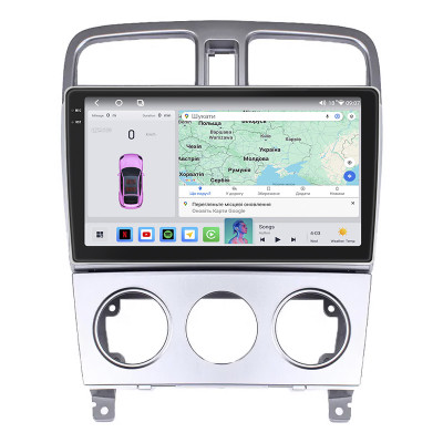 Штатная магнитола Lesko для Subaru Forester II 2002-2005 экран 9" 4/64 QLED CarPlay 4G Wi-Fi GPS 360 Prime