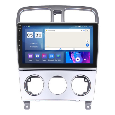 Штатная магнитола Lesko для Subaru Forester II Рестайлинг 2005-2008 экран 9" 4/64Gb CarPlay 4G Wi-Fi GPS Prime